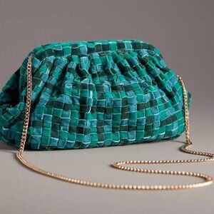 Velvet Woven Clutch By Anthropologie